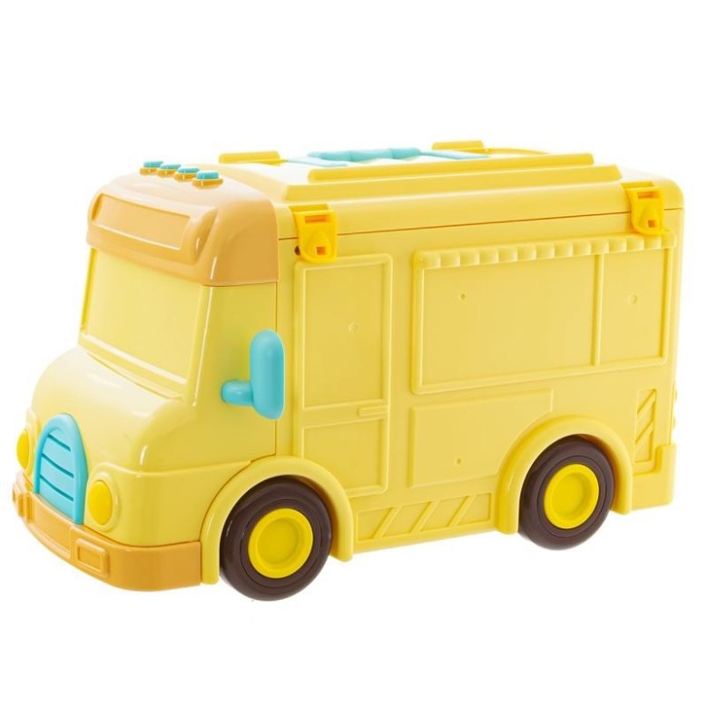 Żółty autobus szkolny – zabawka dla dzieci, część zestawu School Bus Mini Scene
