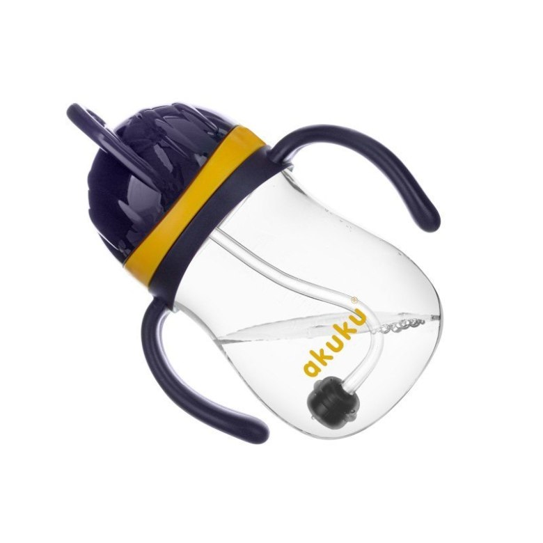 Bidon ze słomką i odważnikiem AKUKU – 280 ml ALA0165