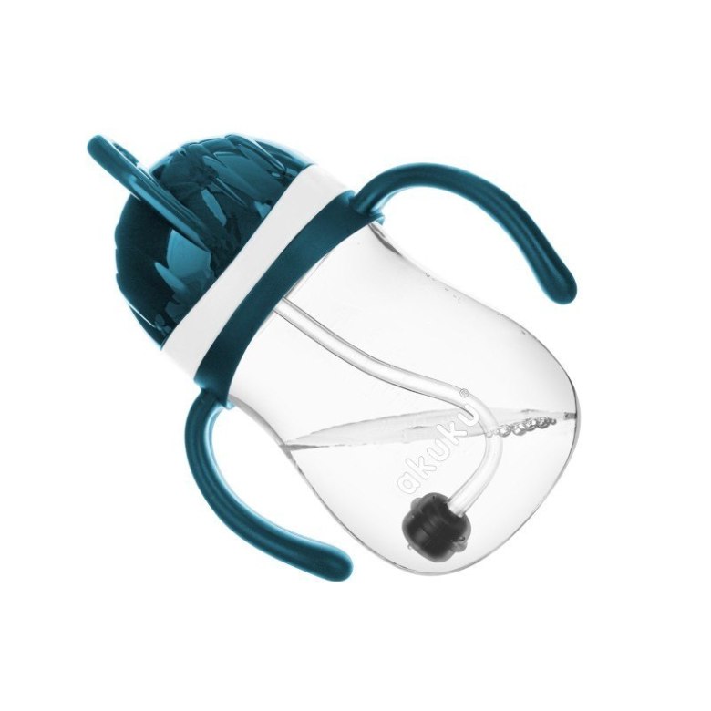 Bidon ze słomką z odważnikiem 280 ml – AKUKU ALA0166