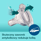 Butelka szeroka antykolkowa EasyStart EXOTIC ANIMALS 240 ml – CANPOL BABIES (niebieska) CA35/221BLU