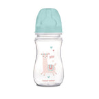 Butelka szeroka antykolkowa EasyStart EXOTIC ANIMALS 240 ml – CANPOL BABIES (zielona) CA35/221GRE