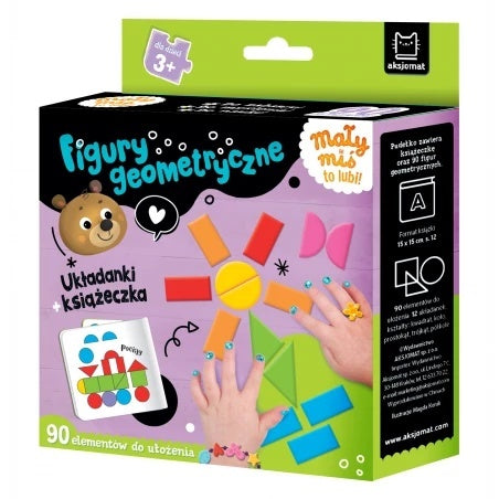 Puzzle kreatywne „Figury geometryczne” 3+  AKS4087-4