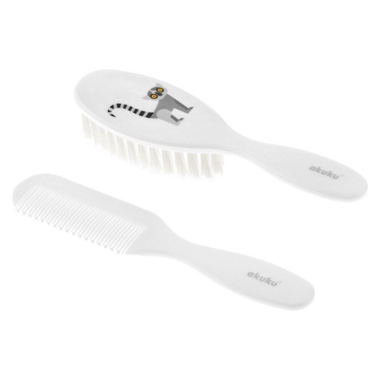 Szczotka i grzebień dla niemowląt – delikatny zestaw do codziennej pielęgnacji ALA0082