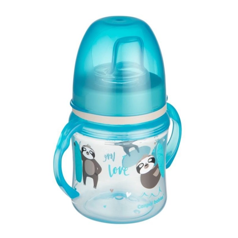 Kubek treningowy EasyStart 120 ml – niebieski CANPOL BABIES CA35/207BLU