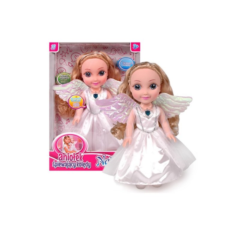 Lalka Aniołek Kolędniczka Natalia – śpiewa kolędy, 38 cm (edycja limitowana) ART120015