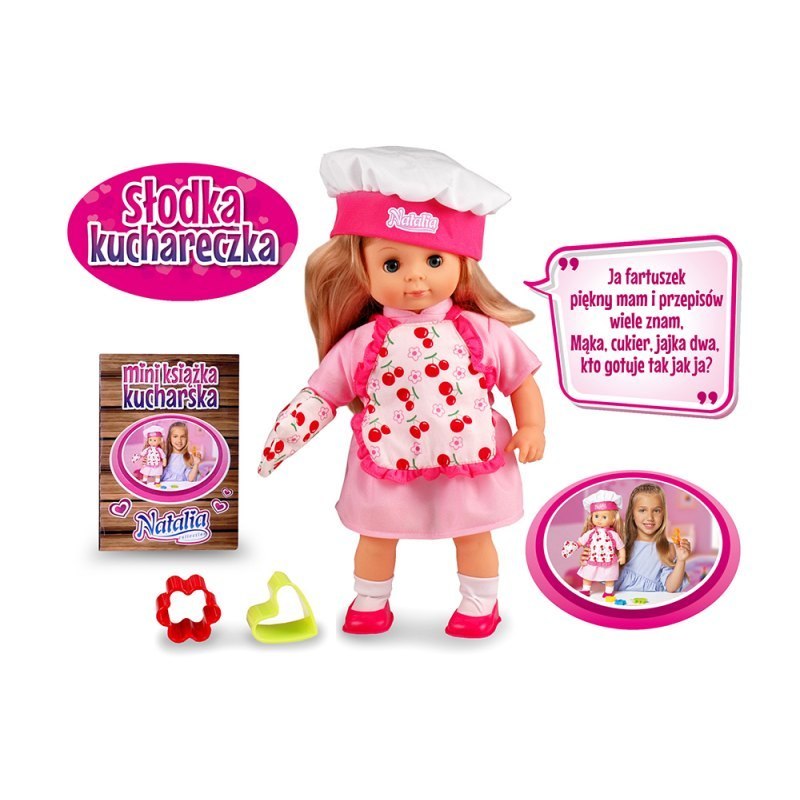 Lalka Natalia Kuchareczka mówiąca 14 fraz – zestaw kuchenny 41 cm ART120664
