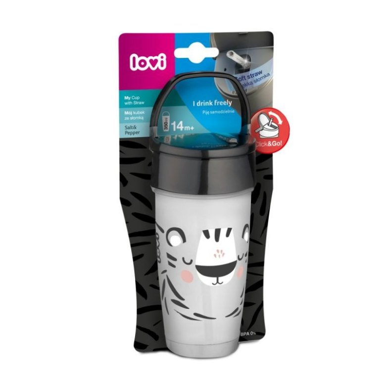 Kubek ze słomką Active 350 ml LOVI CA35/357