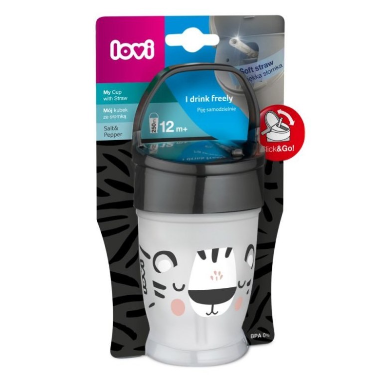 Kubek ze słomką Junior 250 ml LOVI CA35/356