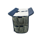 Łóżeczko turystyczne 2-poziomowe z przewijakiem, karuzelą i moskitierą – do 15 kg EB425