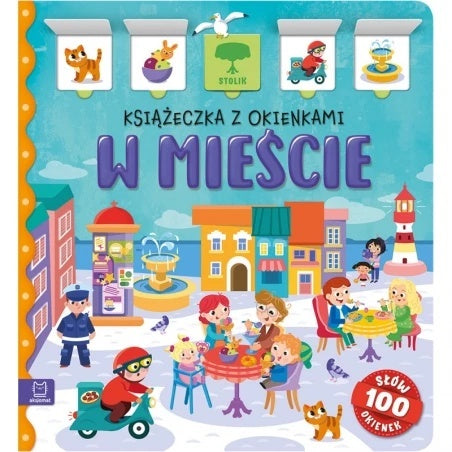 Książeczka z okienkami „Miasto” AKS931-0