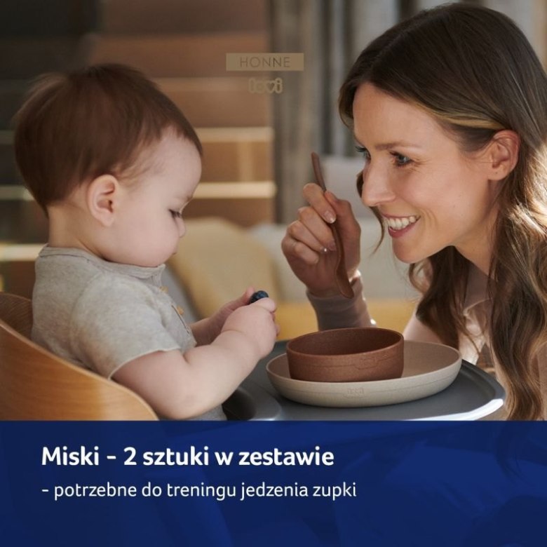 Miseczki dla niemowląt LOVI Tamarillo – zestaw 2 miseczek CA21/531RED