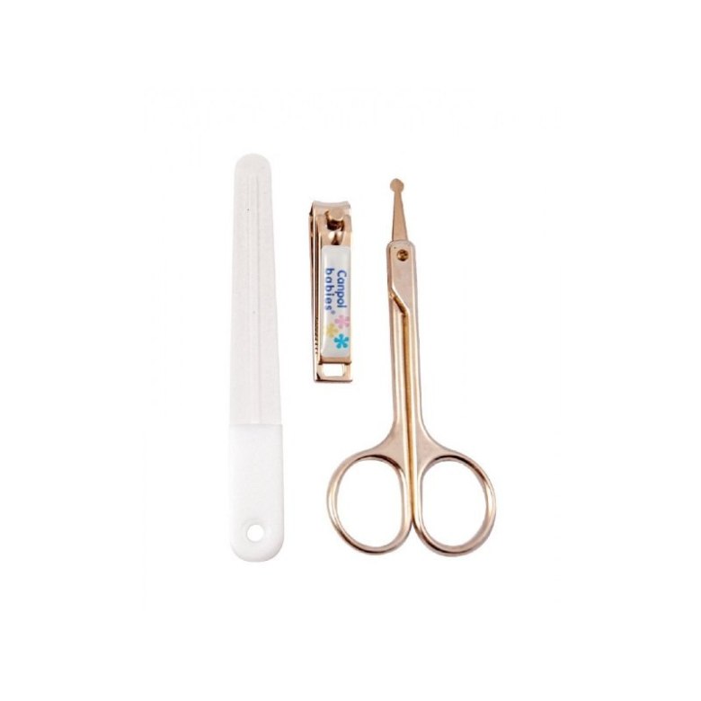 Zestaw do pielęgnacji paznokci dla niemowląt – nożyczki, cążki, pilniczek CA9/809