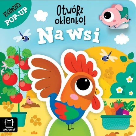 Książeczka pop-up z okienkami „Na wsi” AKS4028-7