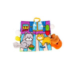 Puchate Zwierzaki – miękka książeczka sensoryczna z ogonkami DUMJB80453