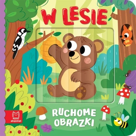 Książeczka „Ruchome obrazki w lesie” AKS4027-0