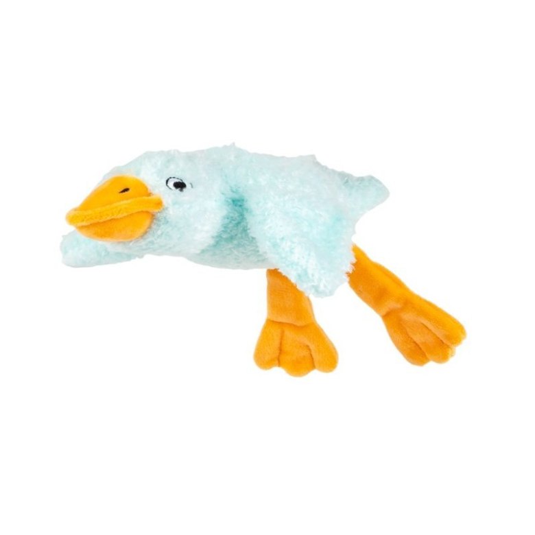 Sensoryczna Gęś Błękitna – Mięciutka Zabawka z Kuleczkami 0m+ DUMBB82403