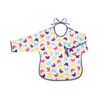 Śliniak rękawek motyle AKUKU – wiązany, wodoodporny ALA1743