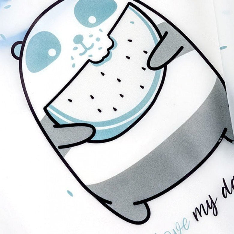 Śliniak z rękawem borsuk AKUKU – lekki, wodoodporny, z kieszonką ALA0517