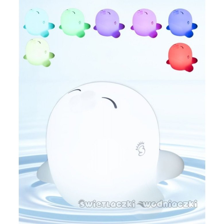 Świetlaczki Wodniaczki Fokusia – Lampka silikonowa pływająca zmieniająca kolory MES052