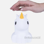 Lampka nocna silikonowa Sówka – miękka, dotykowa, zmieniająca kolory MES019