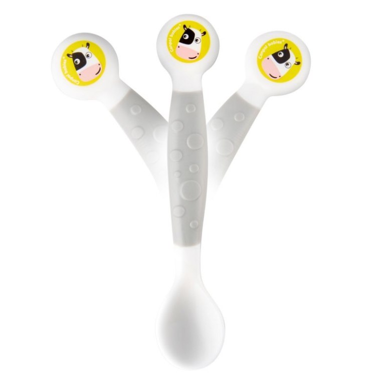 Sztućce elastyczne dla dzieci CANPOL BABIES – widelec i łyżka CA56/580GW