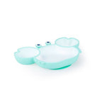 Talerz krab miętowo-biały GILIGUMS – silikonowy z przyssawką DUMGG50785