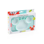 Talerz krab miętowo-biały GILIGUMS – silikonowy z przyssawką DUMGG50785