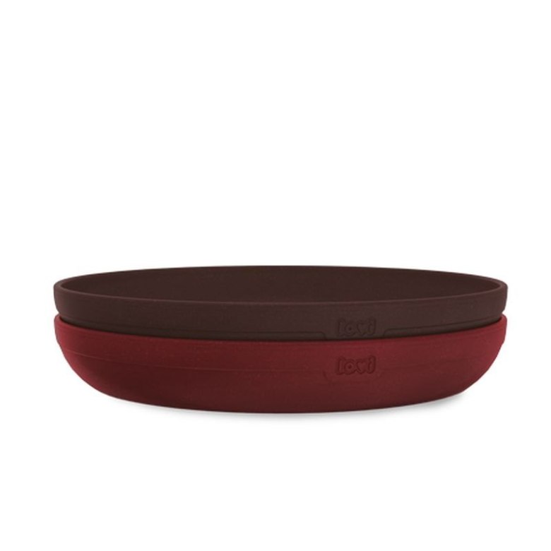 Talerzyki dla niemowląt LOVI Tamarillo – zestaw 2 szt. CA21/530RED