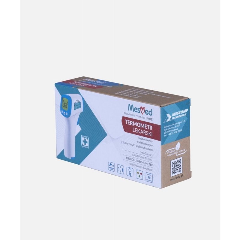 Unue – Bezdotykowy wielofunkcyjny termometr lekarski MES337