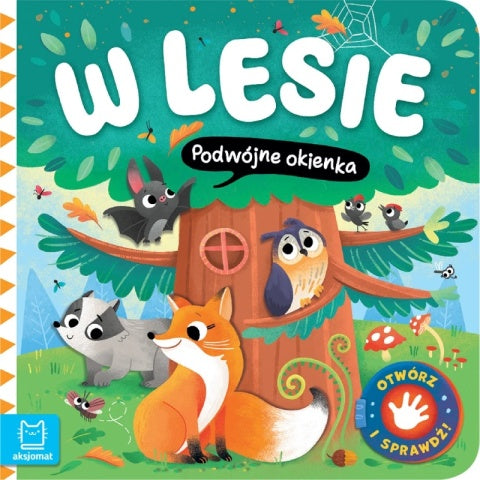Książeczka z podwójnymi okienkami „W lesie” AKS4010-2