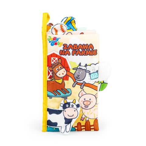 Materiałowa książeczka „Zabawa na Farmie” OGONKI DUMJB82572