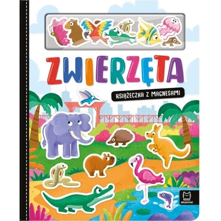 Książeczka z magnesami „Zwierzęta” AKS4105-5