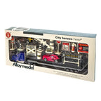 Zestaw z lawetą, samochodami i znakami drogowymi City Heroes – realistyczna zabawka dla małych fanów motoryzacji