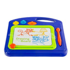 Kolorowa tablica magnetyczna do rysowania dla dzieci – z rysikiem i stempelkami w kształcie figur, idealna do nauki i zabawy