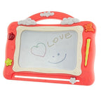 Kolorowa tablica znikopis dla dzieci – magnetyczna zabawka do rysowania i nauki pisania z rysikiem i uchwytem do przenoszenia