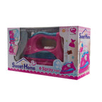 Różowe zabawkowe żelazko Sweet Home w opakowaniu – zestaw do zabawy w prasowanie