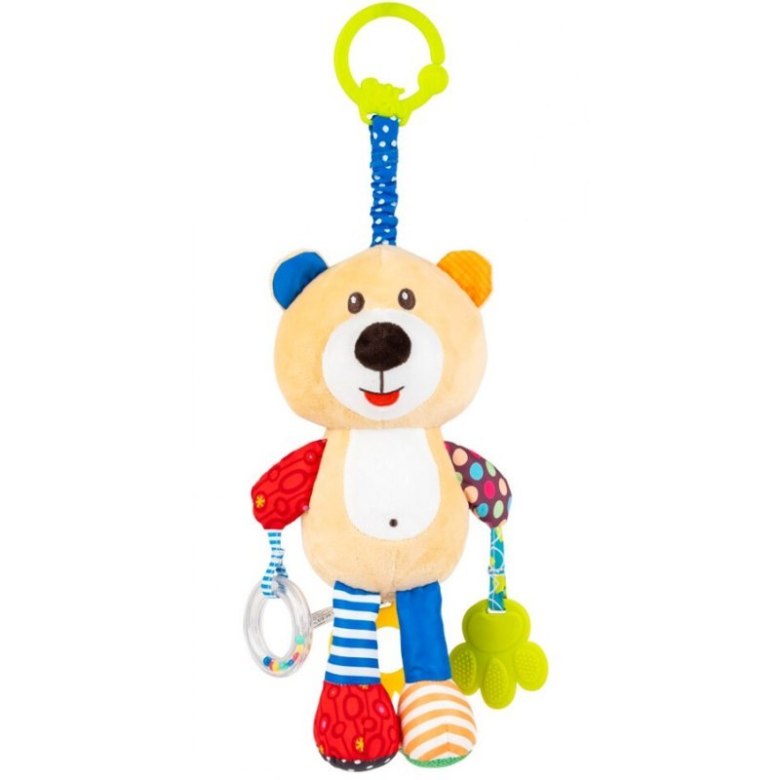 Zawieszka Miś z Pozytywką – Sensoryczna Zabawka 0m+ DUMBB82314