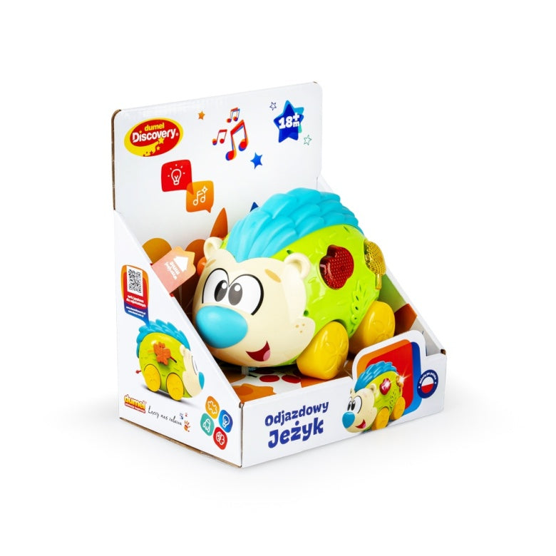 Jeżyk edukacyjny Dumel – kolorowa zabawka dla dzieci
