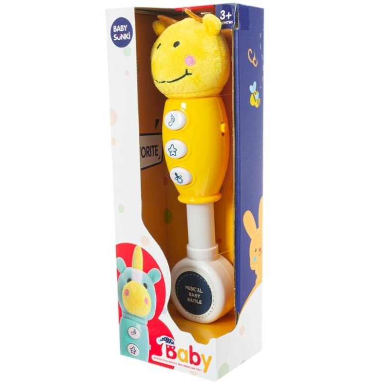 Muzyczna zabawka pałka z krową w opakowaniu
